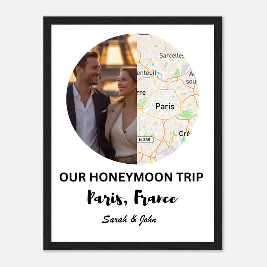Personalized Event Map Classic Matte Paper